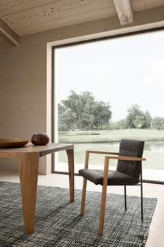 CASSIOPEA - Upholstered fabric chair with armrests by ESTEL GROUP - view 3